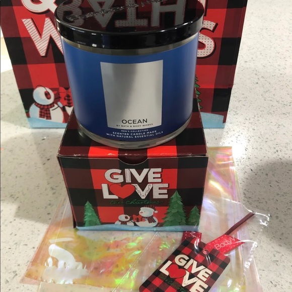 Bath & Body Works | Accents | Bath Body Works Ocean 3wick Candle | Poshmark